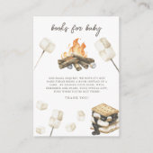 S'more Bonfire Camping Boeken voor baby Informatiekaartje (Voorkant)