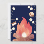 S'more Bonfire Smore Fun Friends Camping Birthday Kaart (Achterkant)