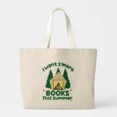 Smore Books For Summer Reading Season Grote Tote Bag (Achterkant)