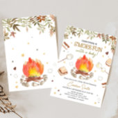 S'more Campfire Baby Shower Kaart