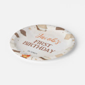 S'more Campfire Birthday Party Paper Plates Papieren Bordje (Gekanteld)