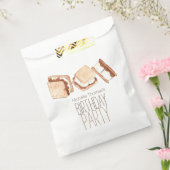 Smore camping verjaardagsfeestje gunsttas bedankzakje (Gezegeld)