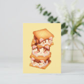 S'more Chocolate Cats Briefkaart (Staand voorkant)