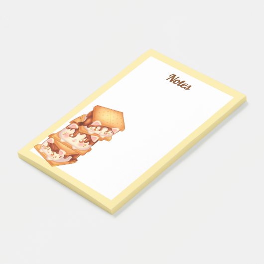 S'more Chocolate Cats Post-it® Notes (Schuin)