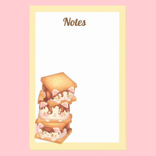 S'more Chocolate Cats Post-it® Notes