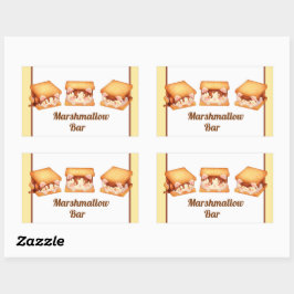 S'more Chocolate Cats Rechthoekige Sticker