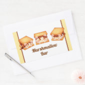 S'more Chocolate Cats Rechthoekige Sticker (Envelop)