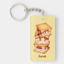 S'more Chocolate Cats Sleutelhanger