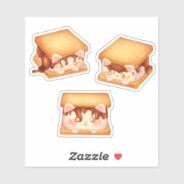 S'more Chocolate Cats Sticker