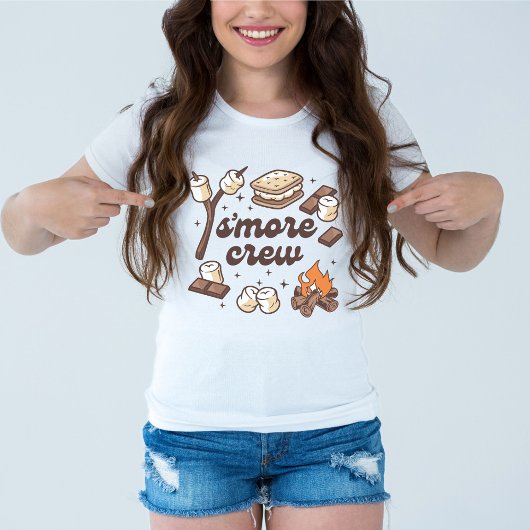 S'more Crew Camping Liefhebber Jeugd Tshirt