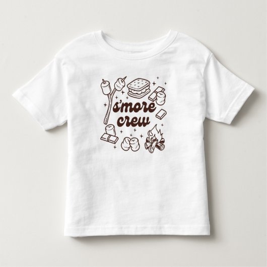 S'more Crew Camping Lover Toddler Tshirt (Voorkant)