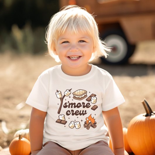 S'more Crew Camping Lover Toddler Tshirt