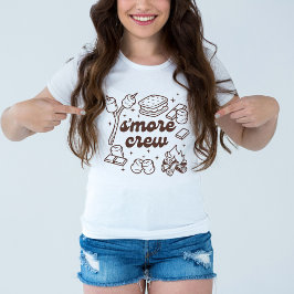 S'more Crew Camping Lover Youth Tshirt