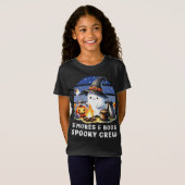 Smore en Boos Spooky Crew Ghost Camping Halloween T-shirt (Voorkant volledig)