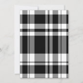 S'more Feestje Buffalo Geruite Verjaardag Kaart (Achterkant)