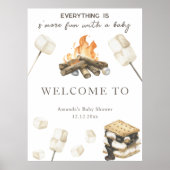 S'more fun baby shower Welkom Poster (Voorkant)