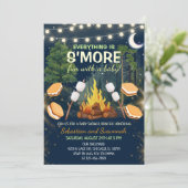 S'more Fun Campfire Smores Baby Shower Kaart (Staand voorkant)