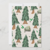 S'more Fun | Camping Birthday Party Kaart (Achterkant)