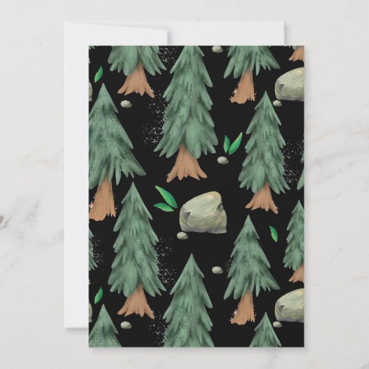 S'more Fun | Camping Birthday Party Kaart (Achterkant)