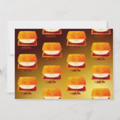 Smore Fun Cartoons Kids Birthday Party Invitation Kaart (Achterkant)