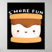 S'more Fun - Kampvuur Behandel Kunst Poster (Voorkant)