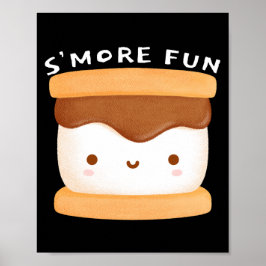 S'more Fun - Kampvuur Behandel Kunst Poster
