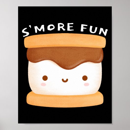 S'more Fun - Kampvuur Behandel Kunst Poster (Voorkant)