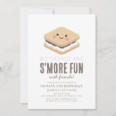 S'more Fun Kawaii Kids Verjaardag Kaart (Voorkant)
