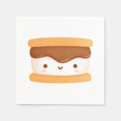 S'more Fun Verjaardag Party Papier servetten (Voorkant)
