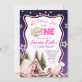 Smore Fun voor een 1e verjaardag Kaart (Voorkant)