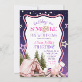 Smore Fun With Friends Girl Pink  Kaart (Voorkant)