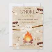 S'more Gender Neutral Bonfire Baby shower Kaart (Voorkant)