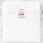 S'more gender onthullen Team Meisje sticker (Tas)