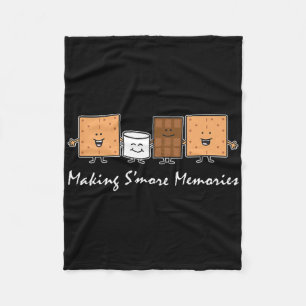 S'more Herinneringen Maken Camping Kampvuur S'more Fleece Deken