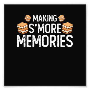 S'more Herinneringen Maken Foto Afdruk