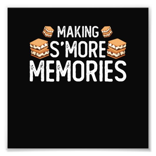 S'more Herinneringen Maken Foto Afdruk (Voorkant)
