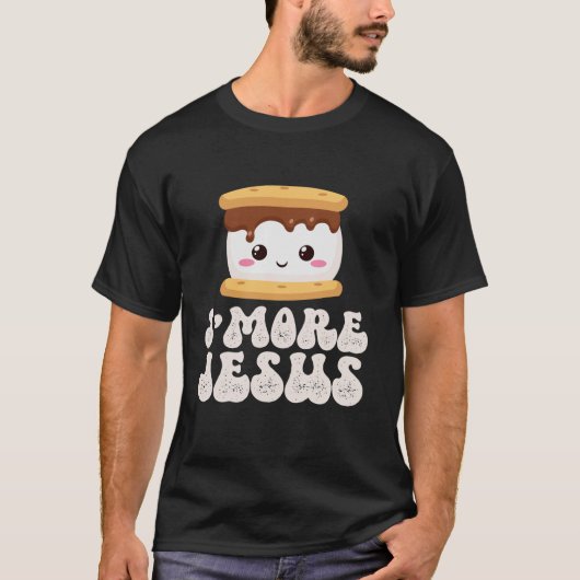 Smore Jesus Kawaii S meer Christelijk Grappig Pun  T-shirt (Voorkant)
