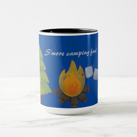 "S'more Kampeerpret" Koffie Mok (Midden)