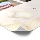 S'more Kampvuur Eerste jaar Foto Milestone Poster (Hoek)