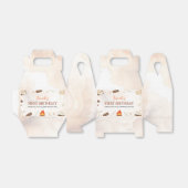 S'more Kampvuur Eerste Verjaardag Dank u Bedankdoosjes (Uitgevouwen)