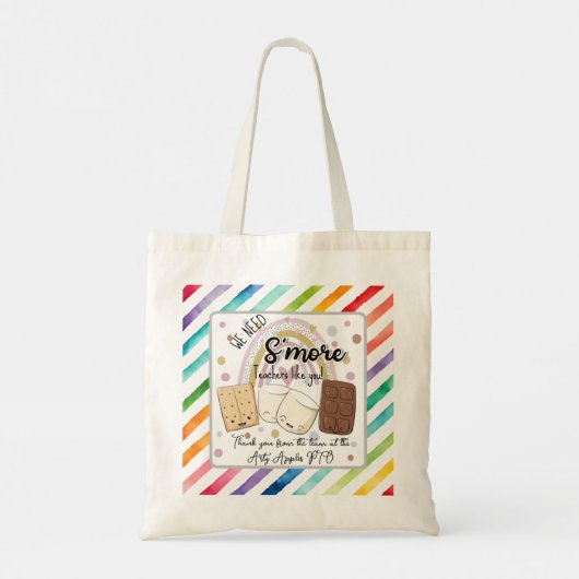S'more leraar zoals jij mode tote bag (Achterkant)