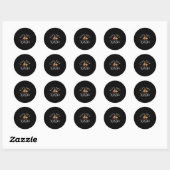 Smore Lets Get Toasted Camg Grunge Marshmallow Ronde Sticker (Vel)
