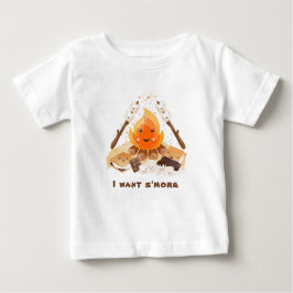 S'more Leuk Fun Campfire Baby T-shirt