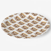 Smore Leuke Kampvuur Camping Kids Verjaardag Papieren Bordje (Gekanteld)