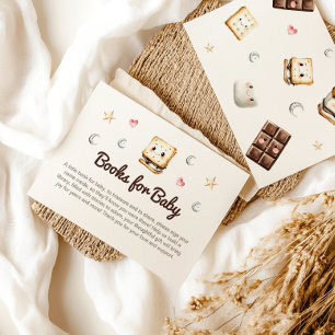 S'more liefde Baby shower Boek Aanvraag Informatiekaartje