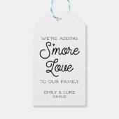 S'more Liefde Baby shower Favor Cadeaulabel (Voorkant)