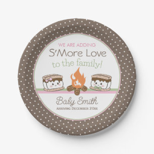 S'more Liefde baby shower gender onthullen bord