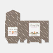 S'more Liefde baby shower gender onthullen Favor B Bedankdoosjes (Uitgevouwen)