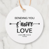 S'more liefde Bruiloft Bedankjes Labels (Voorkant)