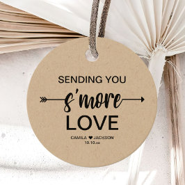 S'more liefde Bruiloft Bedankjes Labels